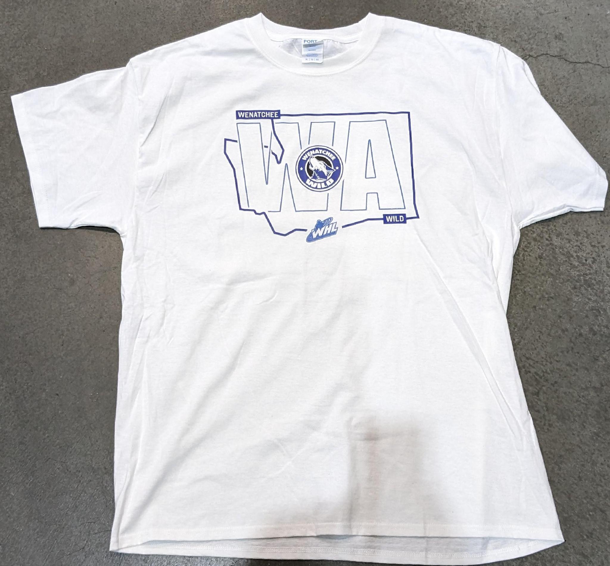 Wild WA State Tee - White